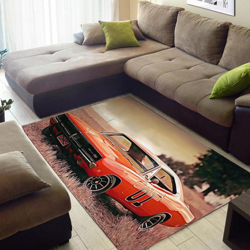 Doh Rug General Lee The Dukes Of Hazzard Good Ole Boy Dodge Charger 