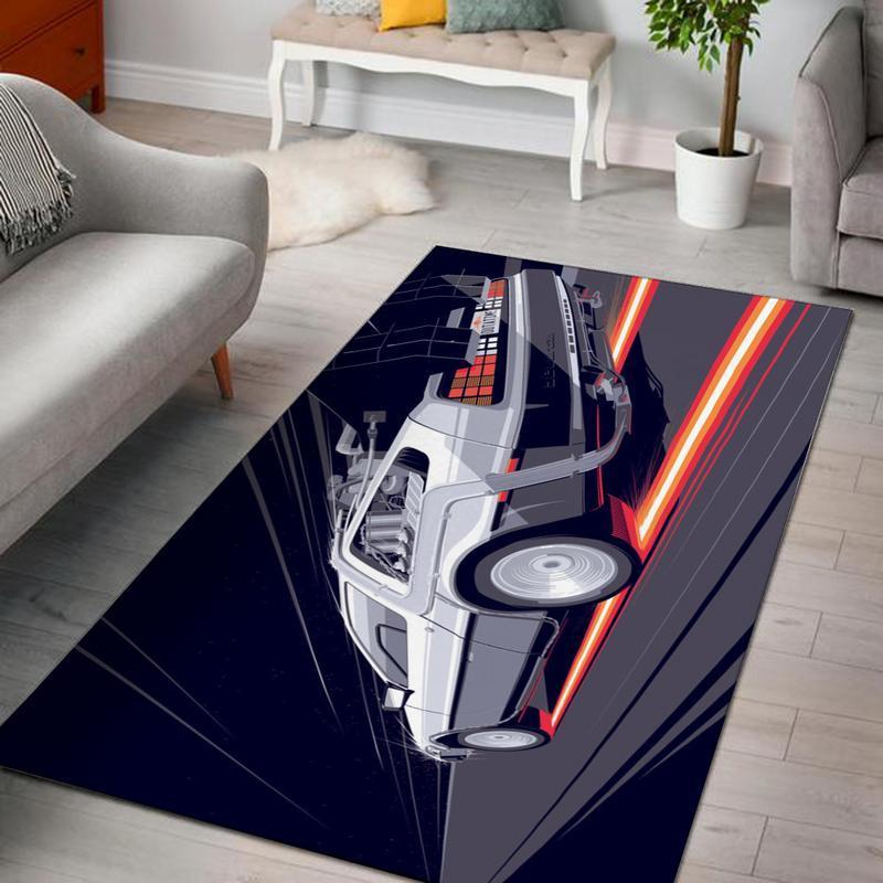 btf rug back to the future marty mcfly delorean dmc bttf 01944 ...