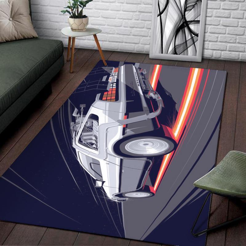 btf rug back to the future marty mcfly delorean dmc bttf 01944 ...