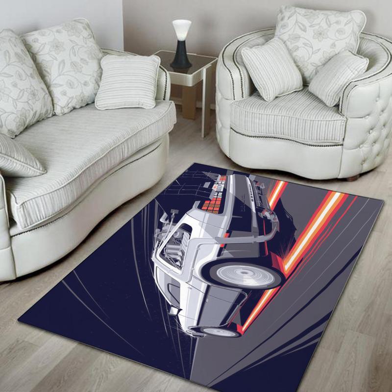 btf rug back to the future marty mcfly delorean dmc bttf 01944 ...