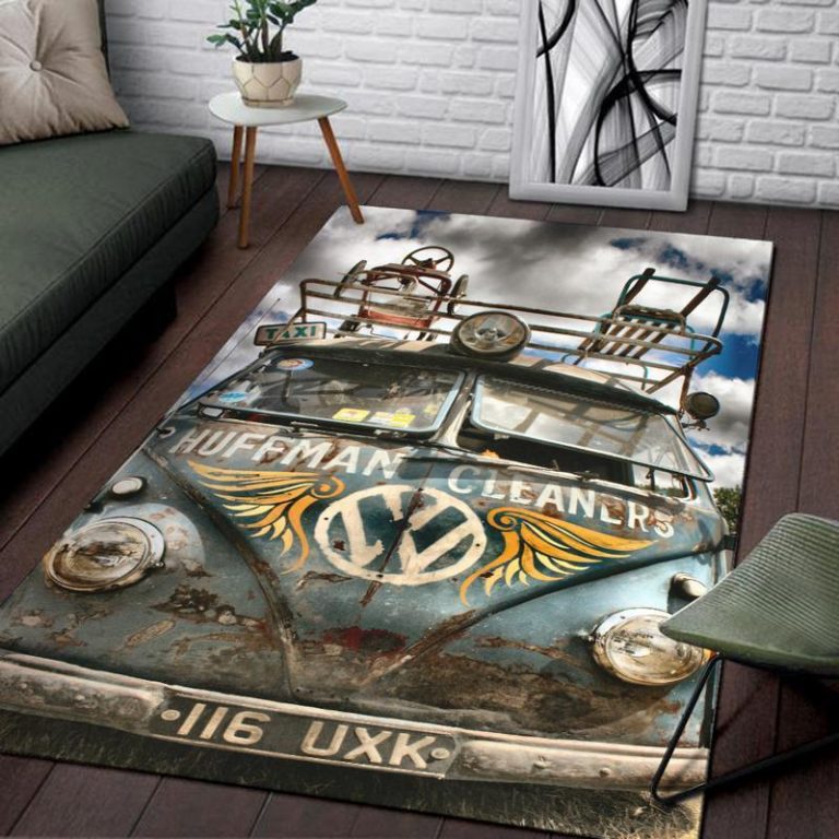 campervan rug volkswagen camper van 02741 Rustypod Store