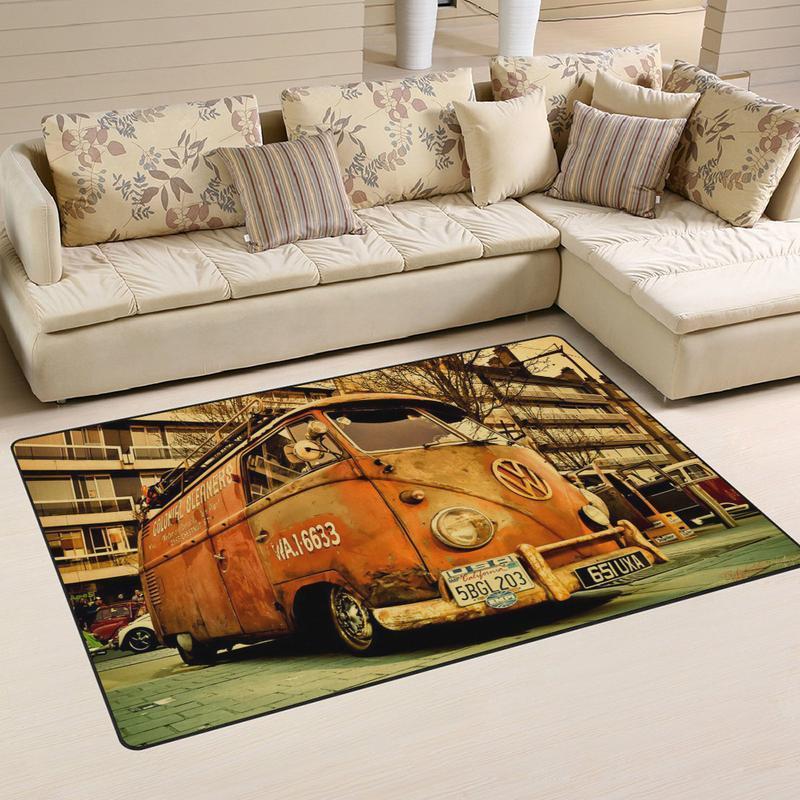 campervan rug volkswagen camper van 02753 Rustypod Store