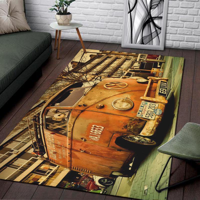 campervan rug volkswagen camper van 02753 - Rustypod Store