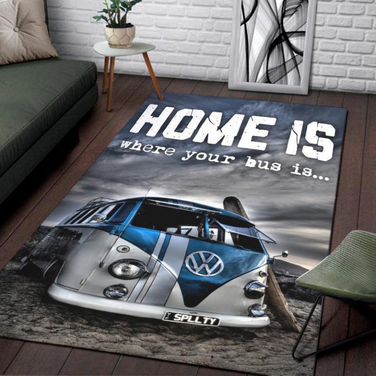 campervan rug volkswagen camper van 03370 Rustypod Store