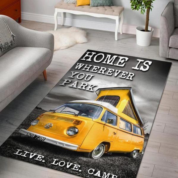 campervan rug volkswagen camper van 03464 Rustypod Store