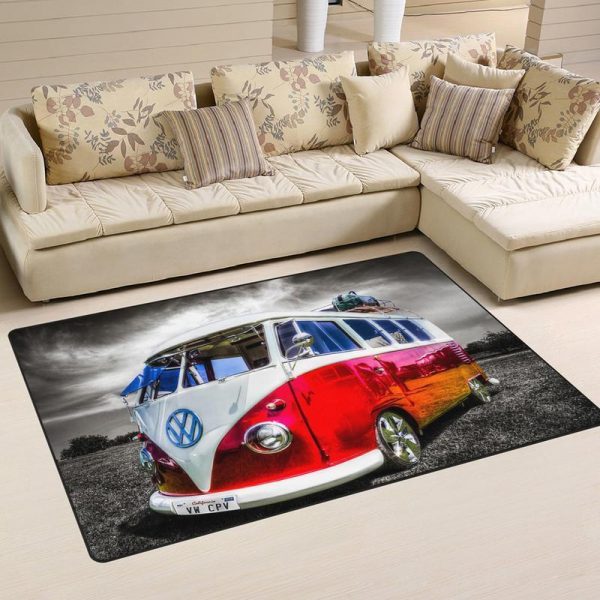 campervan rug volkswagen camper van 03566 Rustypod Store