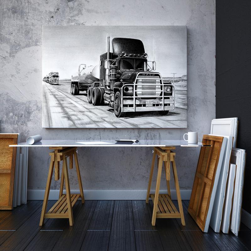 convoy Single canvas rectangle convoy rubber duck mack truck 03959 -  Rustypod Store