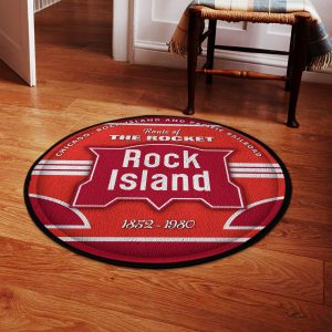 rockisland round mat Rock Island Railroad