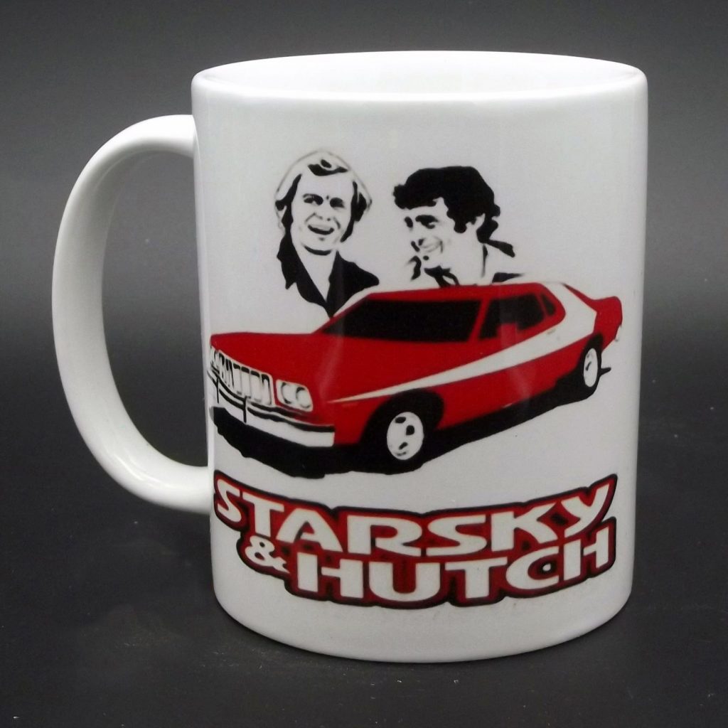 snh mug starsky and hutch ford torino 04439 Rustypod Store