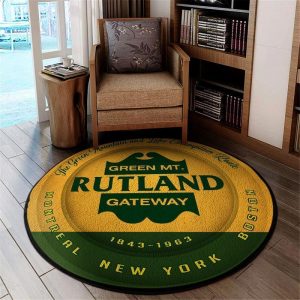 Rutland Railway round mat
