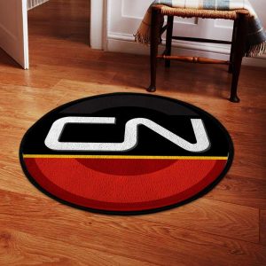 CN Canadian National Railway round mat