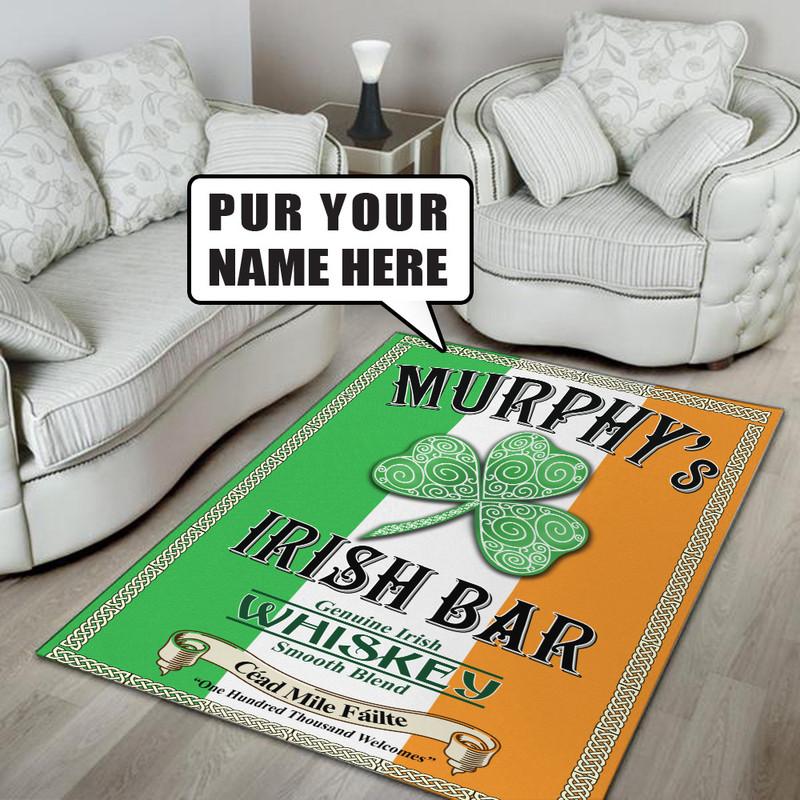 personalized irish bar rug 06777 Rustypod Store