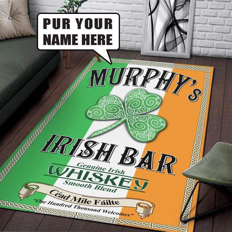personalized irish bar rug 06777 Rustypod Store