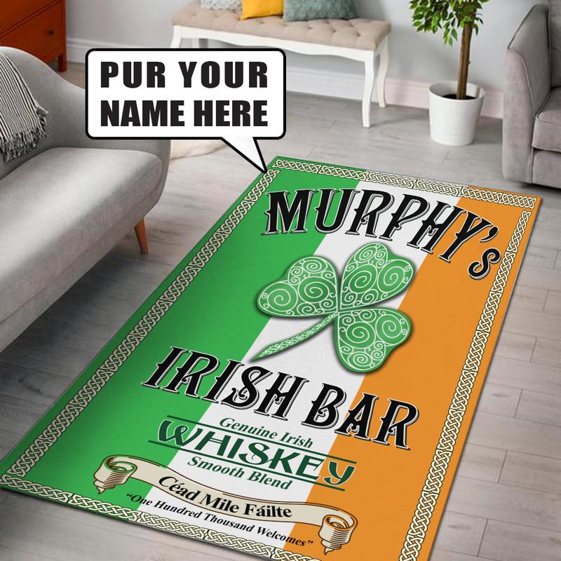 personalized irish bar rug 06777 Rustypod Store