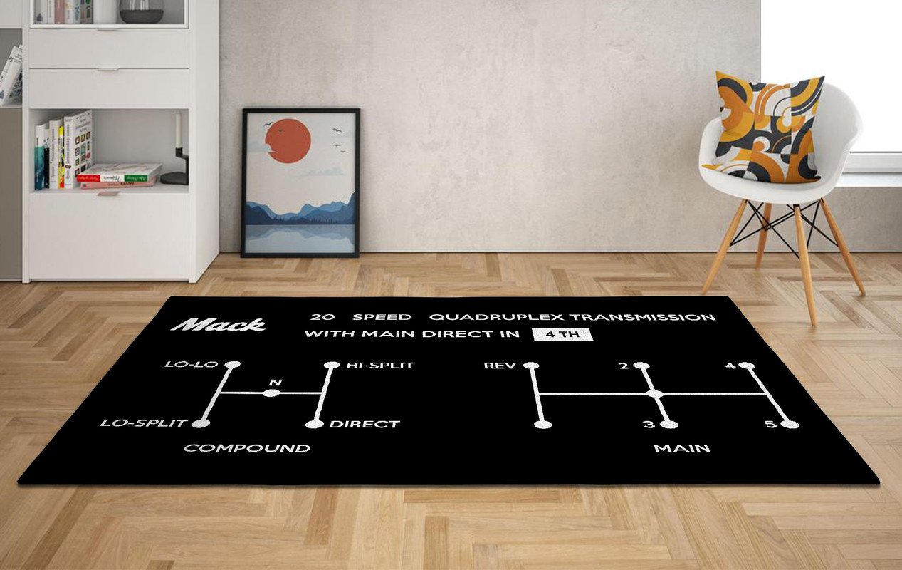 Mack quadruplex transmission rug 06998 - Rustypod Store