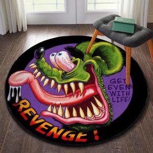 Personalized Rat Fink Hot Rod Garage Welcome Door Mat Heaven Rug Christmas  Gift