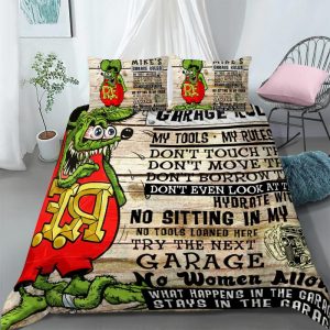 Rat fink garage rug 07278 - Rustypod Store