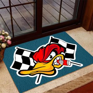 personalized hot rod garage rug 08013 - Rustypod Store