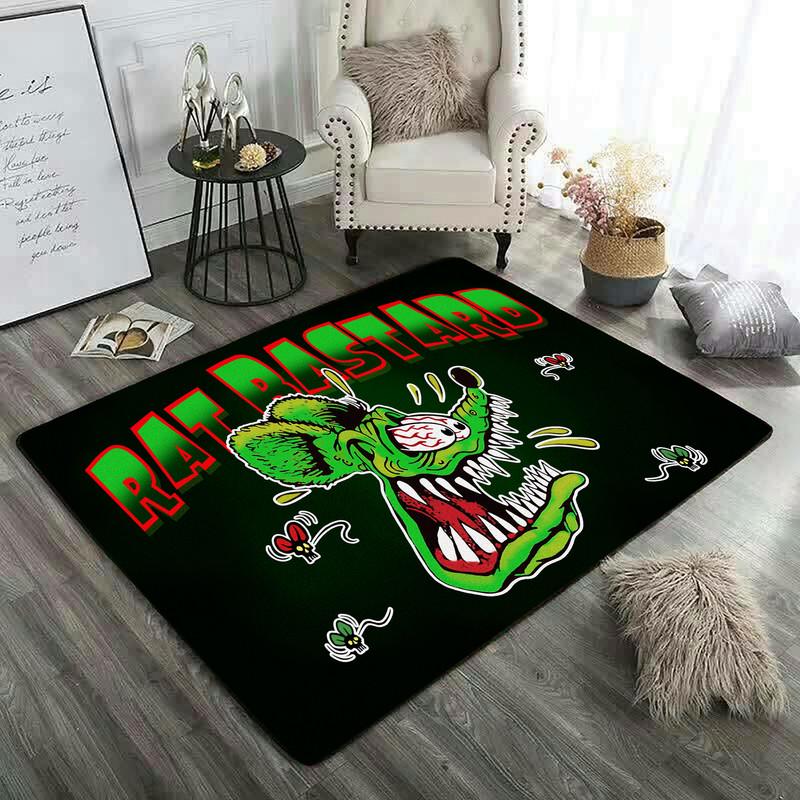 Rat fink garage rug 07278 - Rustypod Store