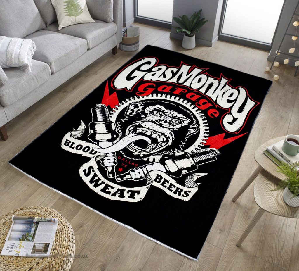 Gas monkey garage rug 08313 - Rustypod Store