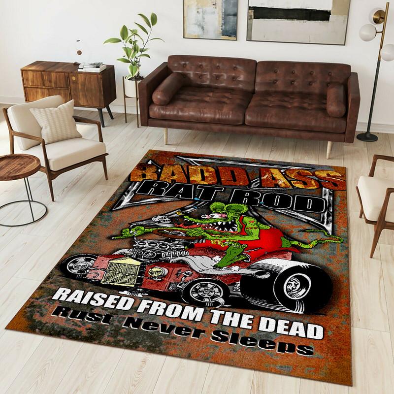 Rat fink garage rug 07278 - Rustypod Store