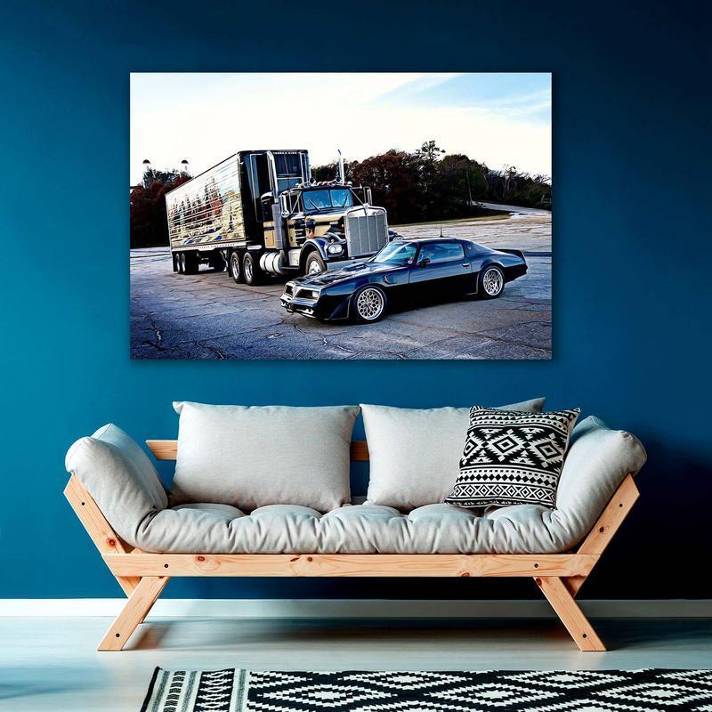 smokey and the bandit canvas - Rustypod Store