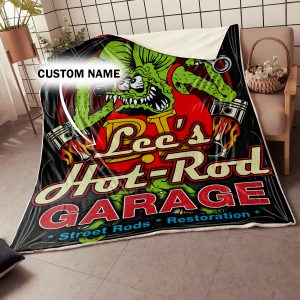 Rat fink garage rug 07278 - Rustypod Store