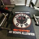 personalized gym room rug 06411