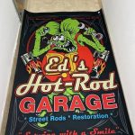 personalized hot rod | rat fink rug 08258