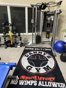 personalized gym room rug 06411 photo review