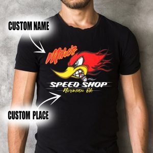 custom speed shop t shirts