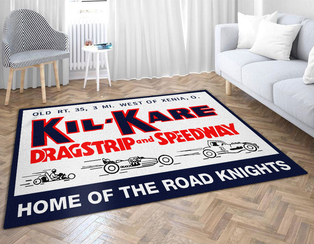 KILKARE DRAGSTRIP & SPEEDWAY DRAG RACE HOT RAT ROD rug 09204 Rustypod Store