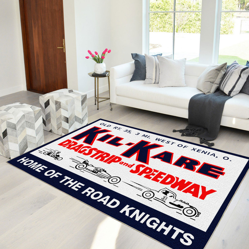 KILKARE DRAGSTRIP & SPEEDWAY DRAG RACE HOT RAT ROD rug 09204 Rustypod Store