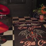 personalized hot rod | old scool is still cool rug 09032