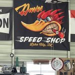 personalized woodpecker | hot rod tapestry 09291