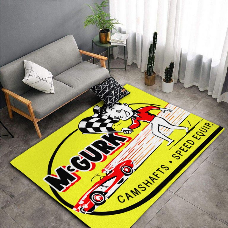 personalized garage rug 06824 Rustypod Store