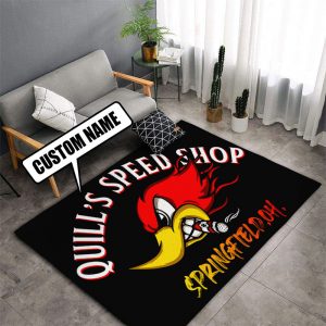 hot rod garage rug 08122 - Rustypod Store