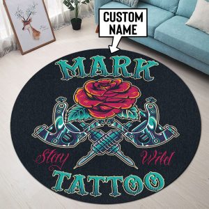 tattoo round mat