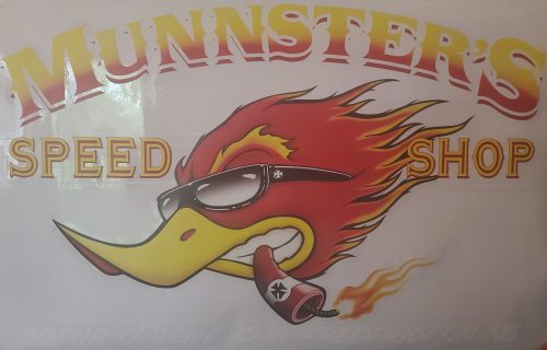 2 PCS personalized Speed Shop | Hot Rod vinyl stickers 09652 photo review