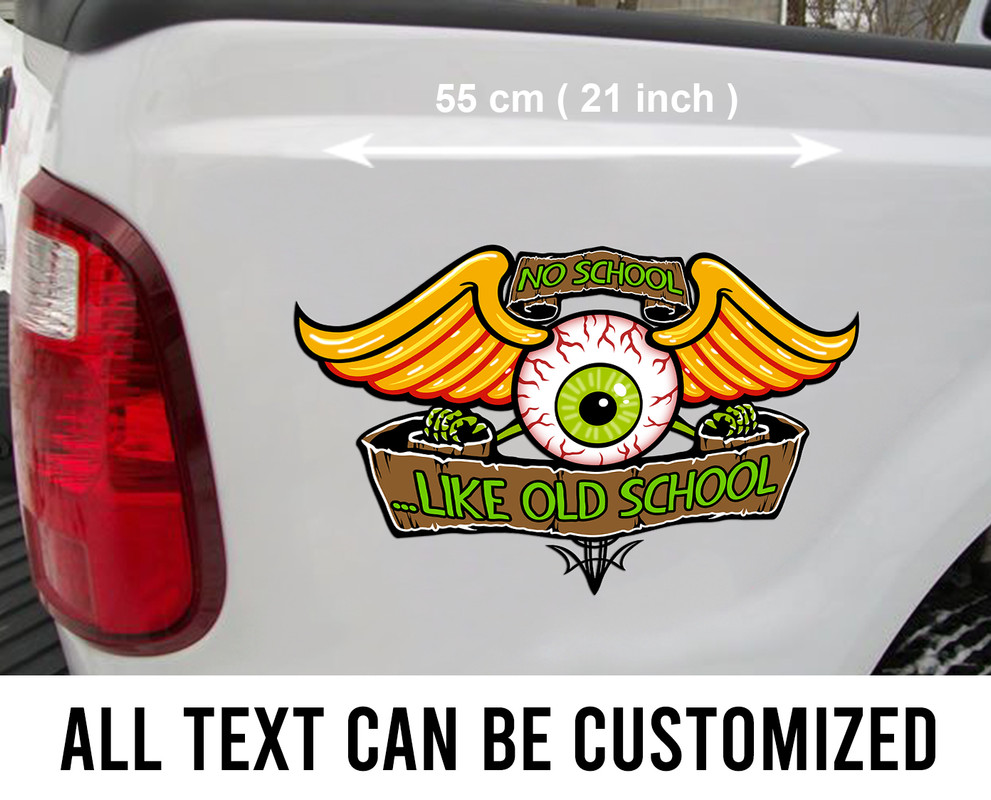 Kustom Kulture 2 Sticker Combo Eyeball + 8-Ball – BOMONSTER