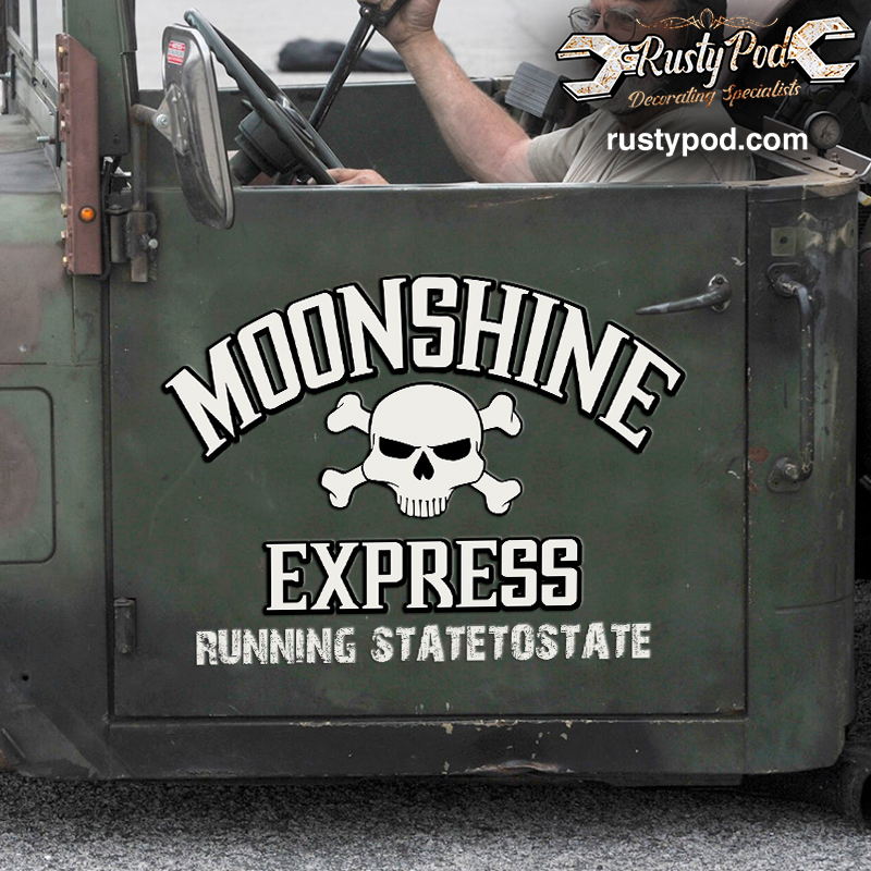 Moonshine Flagship Boat & Truck Sticker / Decal