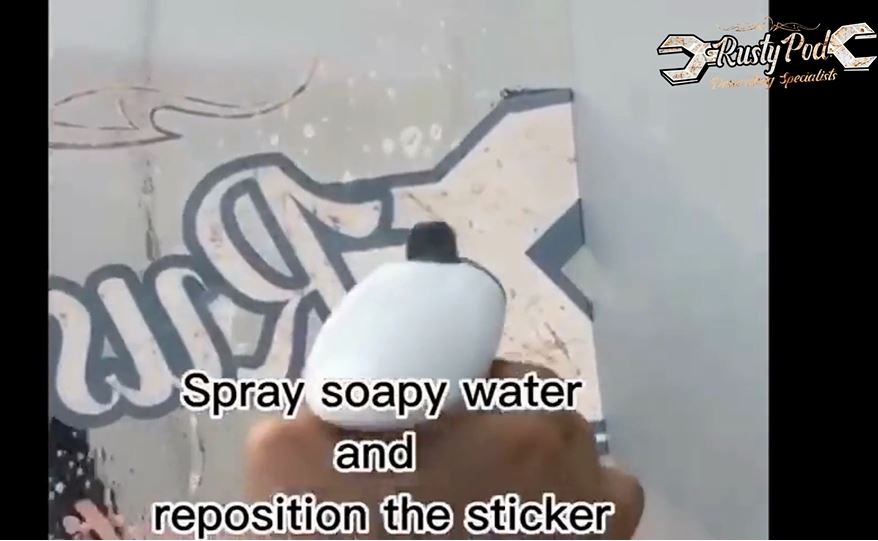 Top 1 way to apply vinyl decal using The Wet Method, you should see