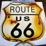 route 66 emblem vinyl sticker 10435