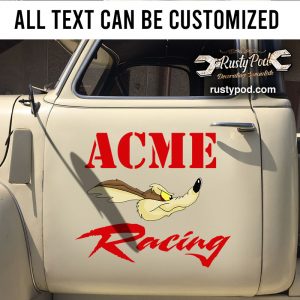 Race Car Stickers  Vinyl Decals Supply - ACME Custom Vehicle Graphics
