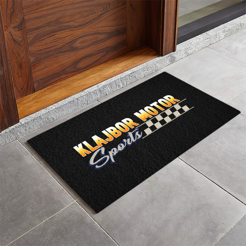 personalized racing car door mat 11022 Rustypod Store