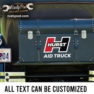 Hurst aid truck sticker