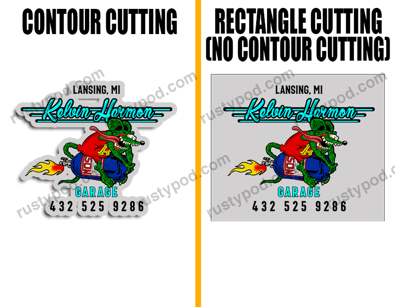 Personalized Rat Fink Nitro sticker 11200 - Rustypod Store