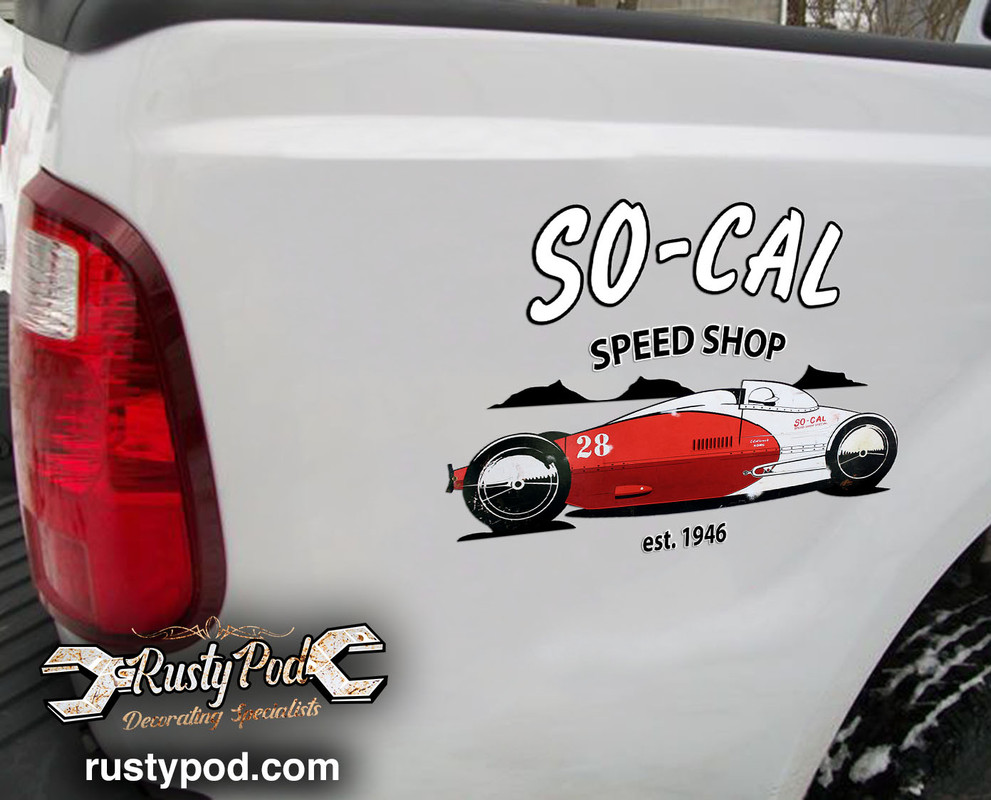 Socal speed shop sticker 11488 - Rustypod Store