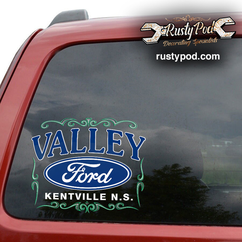 Personalized pinstriping ford sticker 11540 - Rustypod Store