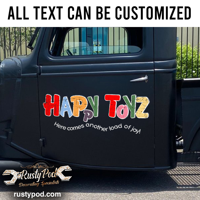 Happy toyz truck maximum overdrive sticker 11569